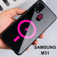 HP SAMSUNG M31 Glossy Case MAGSAFE Motif COLOR Casing Samsung M31 Silicone Softcase Casing