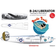 DECAL VEHA Water Scale 1/32 B-24J LIBERATOR "DOUBLE TROUBLE" THE BRIDGE OVER KWAI RAIDER