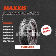 BAN MOTOR MAXXIS DIAMOND MA3DN RING 14 70/90-14 80/90-14 90/90-14 80/80-14 90/80-14 100/80-14 TUBELESS