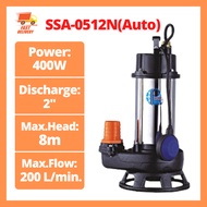 SHOWFOU SSA-0512N 2" 1/2HP 240V TAIWAN Submersible Pump C/W Automatic Switch