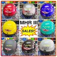 Original MHR III Steng Kura Kura Half Cut Helmet with Visor BKP