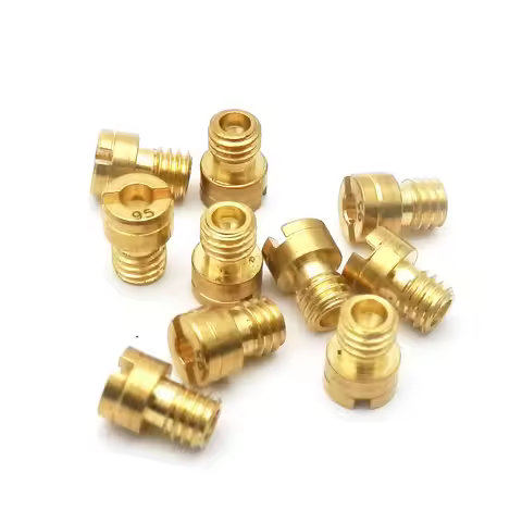 10pcs 4mm Main Jet M4 for GY6 50cc 139QMB Motorcycle Mikuni Keihin Carburetor PZ19 Size 40 42 44 45 
