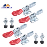 Ltehf4Pcs Quick Release Toggle Clamp GH-201 Antislip Horizontal 59Lbs Holding Capacity for Machine O