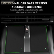 FOREVERGO Silicone Car Wireless Charging Pad Anti-Slip Center Console Mat Interior Protector Fit For