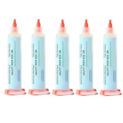 NC-559-ASM-UV(TPF) BGA PCB No-Clean Solder Paste Welding Advanced Oil Flux Grease 10cc NC-559 Solder