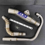 E SUPER OPEN PIPE 51Mm HIGHMOUNT TUBE TYPE AUN DAENG TMX RUSI RACAL SKYGO 8E6