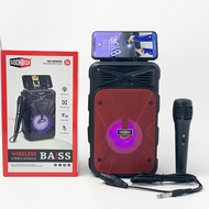 Audio TF Card Outdoor K Song Plug Portable Portable S6 Wireless Bluetooth Speaker New Style Square D