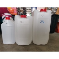 Water Jelly Can  / Gallen [jenis tebal] 10L 20L 25L White Jery Can Empty Pail tong air putih baru