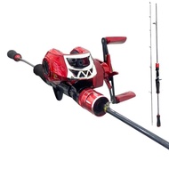 MURAH AquaPro - Promo 1 Set Alat Casting Action Ultralight Joran Pancing UL Reel Pancing Baitcasting
