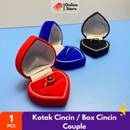 NEW Ring Box / Couple Ring Box / 2 Ring Holder Velvet Material