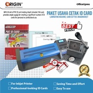 Paket Usaha Cetak PVC ID Card / Mesin Laminating A3 DIGITAL + Card Cutter + Kertas Cetak PVC ID Card