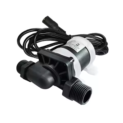 12V 24V DC Brushless Water Pump Silent Threaded Solar Water Heater Shower Floor Heating Booster Pump
