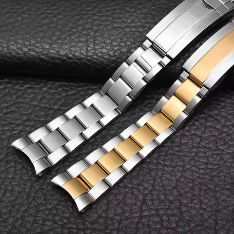 904L Stainless steel Watch strap for Rolex Explorer 2 ditongna diver green black water ghost King ac