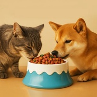 陶瓷富士山碗 寵物碗 貓狗碗 碗 寵物用品