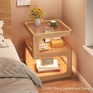 beside Table Storage Bedside Rack Cabinet Coffee Table Household Creative Small Solid Wood Bedroom A
