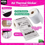 Thermal Printer Label Consignment Note Paper Label Sticker A6 Size 10x15 cm (350pcs / Roll) Shipping Courier Airway Bill