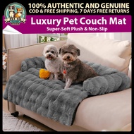 Luxurious Dog Couch Bed Washable Calming Dog Couch Cover Removable Couch Protector for Dogs Cats Wat
