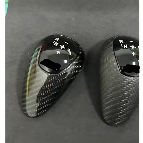 Real Carbon Fiber Gear Shift Knob Cover Replacement for BMW M2 M3 M4 M5 M6 F87 F80 F82 F83 F10 F12 F