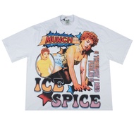 VONSEEY ICE SPICE RAPPER MUSIC OVERSIZE T-SHIRTS