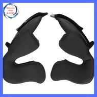 "OGK KABUTO AVAND-2 Cheek Pad Set for Motorcycle Helmet - Available in Dark Gray, Size XXL (20mm), o