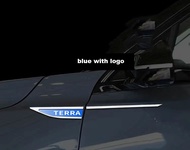linkoko TERRA Car Body Label Decorative Stickers Exterior Accessories Emblems 4pcs for Nissan Terra