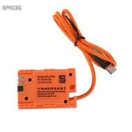 Sprcsg Generic PD-LPE6 Type-C to LP-E6NH Dummy Battery with Braided Wire DC Coupler Accessory for R/