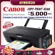 Canon E410New Green-White Compatible ECO INK TANK PRINTER [Copy-Print-Scan]