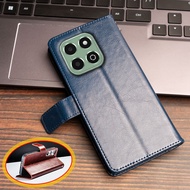 For Huawei Honor X6b JDY-LX1 JDY-LX2 Vintage Classic Leather Wallet Case Flip Notebook Cover Magneti