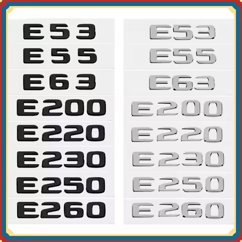 2017-23 Trunk Emblem Badge For Mercedes-Benz E-Class W210 W211 E320L E53 E63 E55 E200 E220 E250 E320