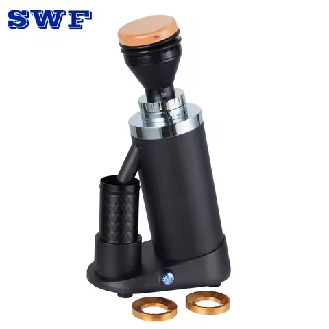 New Customized LOGO Gen 2 Mill Titanium DF64 Flat Burr 64mm Automatic Electric Coffe Coffee Bean Gri