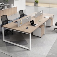Human Position4Employee Desk and Chair Set Workstation Desk Simple Office Staff Desk6Computer Desk S