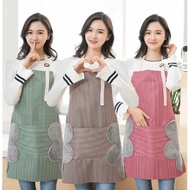 Striped Cooking Apron Plain Apron Waterproof Oil-Resistant Kitchen Apron PREMIUM Apron Can Wipe Hand