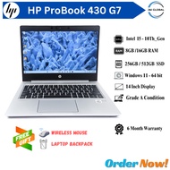 HP ProBook 430 G7 i5 10Th Gen | 8/16GB RAM | 256/512GB SSD Original Murah Laptop