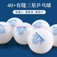 100 Balls Table Tennis Ball SANWEI New 3-Star TR ABS Material Plastic Professional 40+ Training SANWEI Ping Pong Ball