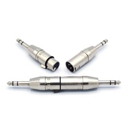 XLR MALE to 6.35mm TRS & XLR FEMALE to 6.35mm TRS (Heavy Duty Audio Adaptor)