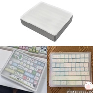 ELEGA Clear Lid Keycap Storage Framework Rank Plastic Container Componentized Structure For Mechanic