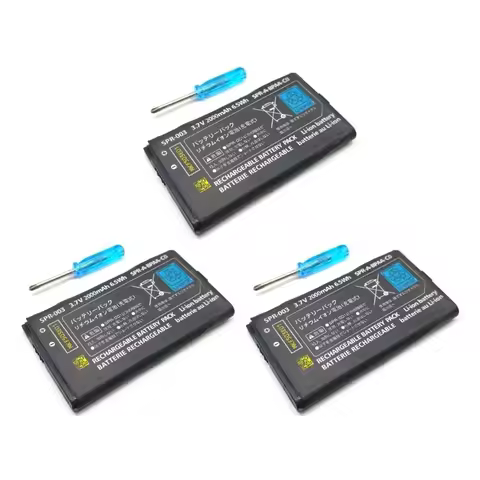 2000mAh SPR-003 Rechargeable Lithium Battery Pack for NS 3DS 3DSLL 3DSXL Game Console Accessories be