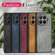 Casing For Xiaomi 15 T Pro 15T 15TPro 15Pro 15Ultra T15 Xiaomi15T Pro Xiaomi15TPro 5G Sheepskin Leat