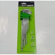 TEKIRO Tamper Trox L Key Set 9 Pcs (Hole) L Key/ LongBINTANG Set 9 Pcs (Hole)