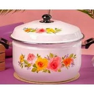 PROMO PANCI STOCK POT ORIENTAL 40 CM PUTIH IDEAL PANCI MASAK 215 LITER PORCELAIN ENAMEL ON STEEL
