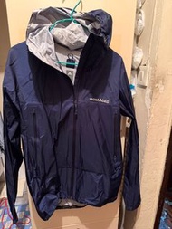 Montbell 男裝 防風防水外套  深藍色 M 碼 RAIN TREKKER JACKET MS