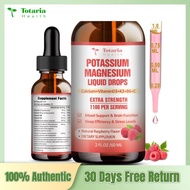 Potassium Magnesium Supplement Liquid Drops - High Absorption Potassium Supplement with Magnesium Ca
