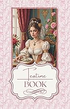 Teatime Book: Cuaderno A5 Puntos – Cuadernos bonitos estilo Victoriano Romántico y Floral a color - 