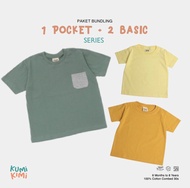￼BELI 2 GRATIS 1 | 2 Kaos Polos + 1 Kaos Pocket Anak