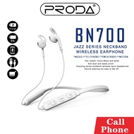 หูฟัง Bluetooth Proda รุ่น BN700 คุณภาพเสียงดี หูฟังไร้สาย ใช้งานได้นาน 30  ชม. โทรคุยฟังเพลงประมาณ 9 ชม. หูฟังบลูทูธ หูฟัง_BN700-ขาว One