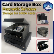 Card Storage Box Premium Magnetic Graded Card Storage Case PSA/BGS/CGC Slab Compatibility Positionin