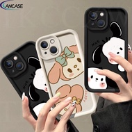 For Realme GT Neo 5 SE GT3 2T Master Edition Q3 Pro Carnival Q3S Narzo 50A 50i Prime Soft Casing my melody Pochacco Angel Eyes Straight Edge Design Phone Case