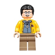 Original Lego Jurassic World - Dennis Nedry 75936 Minifigure new