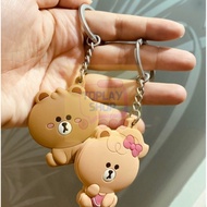 Official Original Line Friends Gantungan Kunci Baby Brown & Friends