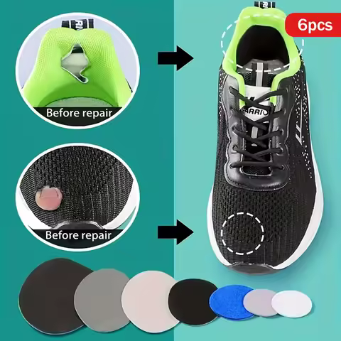 6Pcs Sports Shoes Patches Repair Shoe Insoles Patch Sneakers Heel Protector Adhesive Patch Repair He